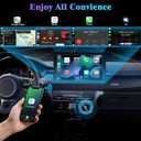 2026 Wireless CarPlay Adapter Upgrade Wired CarPlay to Wireless, Mini USB Design for Cars with Built-in Wired Apple CarPlay Plug and Play Easy Use Fast Stable Connection Car Play for iPhone