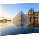 CY craft 8.5x11 Acrylic Wall Mount Floating Picture Frame,A4 Letter Size Photo Frame for Document Certificate Sign Display,Double Panel (Full Frame is 9.4x13.4 inch), Clear, Pack of 1