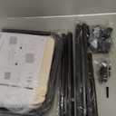 STO STO Laundry Hamper 2 Section, 100L Rolling Laundry Sorter Cart with Removable and Washable Liner Bag, Clothes Hamper with Wheels and Metal Handle for Laundry Room and Bedroom, Gray (23.1"L x 13.8"W x 29.1"H)