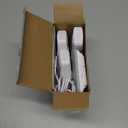 Indoor Outdoor Thermometer Wireless, 4.5 Inch Display Digital Hygrometer Thermometer Temperature Humidity Monitor with 330ft Range Sensor and Adjustable Backlight (White)