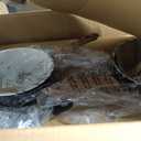 Bazova 25-PC Pots and Pans Set Non Stick Ceramic Cookware Set, Healthy Non Toxic Kitchen Cookware Sets with Large Capacity, Induction Compatible, PFAS/PTFE/PFOA/PFOS Free, Black/White