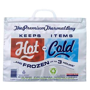 Hot Cold Bag Lunch Size Insulated Thermal Cooler, Pack of 10