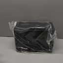 Stainless Steel Hanging Trash Can with Lid and Inner Bucket, 1 Gallon Kitchen Compost Bin for Counter Top, Under Sink or Wall Mount, Small Garbage Can for Cupboard/Bathroom/Bedroom/RV, Black