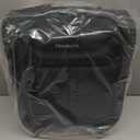 Hanke Underseat Carry On Luggage with Wheels, Lightweight Small Suitcase Airline Approved 16 Inch Softside Personal Item Travel Bag for Women Men, Compact Under Seat Luggage with Spinner Wheels,Black