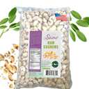 SANO West African Premium Raw Cashew Nuts 32oz (2lb) 100% Natural Unsalted Raw Unroasted Cashews | Non-GMO Cashew Nuts | Whole Cashews Unsalted for Snacking, Cooking & Vegan Recipes (EXP 02/15/26)