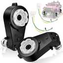 24V Powered Wheels Motor Upgrade RS555 High Speed 40000RPM Motor with Gearbox 2Pcs Replacement for Ride On Toys Compatible with 24 Volt Kids Electric Cars Powered Wheels Drive Engine