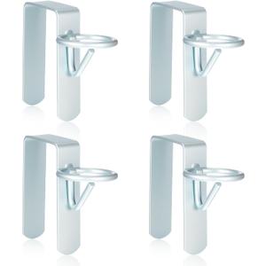 4 Pcs Horse Water Bucket Hook Portable Horse Bucket Hangers Removable Equestrian Stall Accessories Feeding Supplies Hang on Stall Walls or Doors