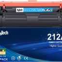 212A Cyan Toner Cartridge,Compatible Replacement for HP 212 A W2121A 212X W2120X, For HP Color Laserjet Enterprise M554 m554dn M555 M555dn Flow MFP M578 Printer, With Upgraded Chip,No Fading,No Streak