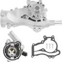 Water Pump Thermostat Kit Fit for Buick Encore 2013-2020, Fit for Chevy Cruze 2011-2016 Sonic 2012-2020 Trax 2013-2020 L4 1.4L Turbocharged Engine Replaces # AW6662 25192709 55565336 902808