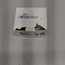 Anovo Flag Pole Rings, Aluminum Alloy Flagpole Rings 360 Rotating Anti Wrap Flag Mounting Ring, Spinning Flag Pole Clips with Carabiner (Black, 2 Inch -Pack of 2)