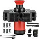 Floating Pond Fountain Aerator w/Timer, Stainless Steel Pond Aeration Pump