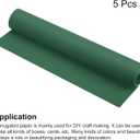 MECCANIXITY Corrugated Paper Sheets 5pcs 20x14x1/16inch Army Green