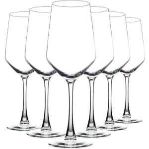 YANGNAY Wine Glasses Set of 6, 13 Oz Red or White Wine Glass with Stem, Perfect for Home, Restaurant, Dishwasher Safe