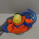 Tnoay Herding Ball for Dogs Horse with Cover | Dual Layered Herding Dog Jolly Ball for Australian Shepherds with Hand Pump | Herding Toys for Dog | 18",Orange&Blue