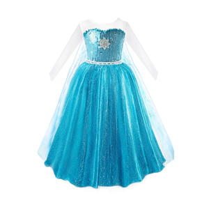 Princess Dress for Girls Light Blue, 120