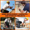 Magnetic Wristband for Tools (2-Pack)-Gift for Men, Tool Belt for Men & Women-Heavy-Duty 20-Magnet for DIY & Construction, Holds Screws-Ideal Gift for Father, Handyman, Husband