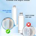 Waterdrop DA29-00020B Replacement for Samsung Water Filter HAF-CIN/EXP, DA29-00020B, HAF-CIN, DA29-00020B-1, RF28HMEDBSR, RF263BEAESR, RS25J500DSR, RF263TEAESG, HDX FMS-2, DA97-08006A-1, 3 Filters