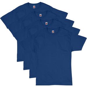 Hanes Men's ComfortSoft T-Shirt (Pack of 5) Dark Blue XL