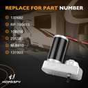 132682 RV Slide Out Motor Compatible with Lippert Electric Through Frame Slide System, 18:1 Gear Ratio, 12VDC, 30 Amp, in-Wall Actuator Slide Motor Replaces 131903, 168956, 295380, RP-785615, M-8910