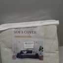 HAOMAIJIA Non Slip Couch Cover Sofa Covers for 3 Cushion Couch Washable sectional Couch Covers for Dogs pet Furniture Protector Couch Cover Blanket for Living Room (Off White, 91"x134")