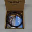 CHAOREN Boys Belt, Most Size Kids 1 1/4" Dress Reversible Belt for Youth - One Leather Belt Two Style (Large, Black/Cognac)