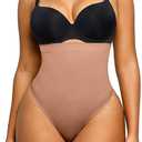 SHAPELLX Shapewear Tummy Control Womens Plus Size Compression Shapewear Seamless Waist Slimmer Underwear Panty M/L