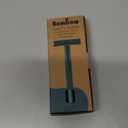 Bambaw Men Safety Razor with 5 Double Edge Safety Razor Blades, Single Blade Razor for Men & Women, Plastic Free Stainless Steel Razor - Sea Green