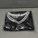 YWIES Plain Basketball Jersey, Blank Team Uniform, Hip Hop Hipster Short Sleeveless Active Shirts (Small, Black-white)