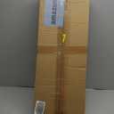 43" Modern LED Ceiling Light Fixture 65W Dimmable with Remote Control Ceiling Lighting, Black Flush Mount Chandelier Ceiling Lamp, for Living Room Dining Room Bedroom