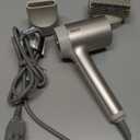 Shark HD112BRN Hair Blow Dryer HyperAIR Ionic Hair Dryer with 2-in-1 Concentrator and Styling Attachments, Auto Presets, Rotatable Hot Air Brush, No Heat Damage, Ionic, Stone