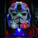 2 x LED Lighting Compatible with Lego 75429 at-at Driver Helmet, Light Kit Compatible with Lego 75429, NOT Included The Model Set - JUST Lights(B-Light CR Version)