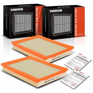 A-Premium 2-PC Engine Air Filter Compatible with Nissan & Infinit Models - Rogue, Sentra, 300ZX, Juke, FX35, FX37, FX50, M56, Q50, Q60, Q70, Q70L, QX70