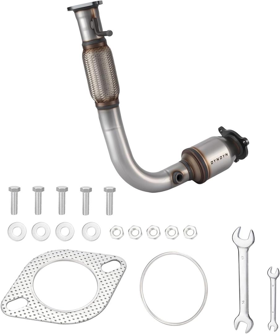 Front Catalytic Converter Kit Fit For Chevy GMC Models Captiva Sport 2012-2015, Equinox 2010-2017, Terrain 2010-2017 L4 2.4L Replace 16796 16581 (EPA Compliant)
