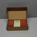 a moment Pack of 2 Decorative Chenille Throw Pillow Covers with Twill Cushion Covers for Sofa Living Room Couch Bed 20x20 Inch Rust