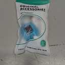 Upgrade Secure Lock for JBL Tune Flex 2 Case Cover with Cleaner kit, Clear TPU Protective Cover with JBL Tune Flex 2 True Wireless Noise Cancelling Earbuds Charging Case with Carabiner-Clear Blue