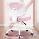 Primy Kids Desk Chair, Pink Study Chair for Boys Girls with Height Adjustable, Swivel Mesh Task Student Chairs for 4-12, Growing Teen Office Chair for Home/School/Office (Pink) (PR777)