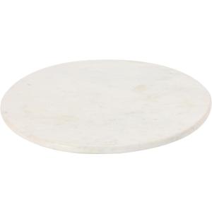 Creative Co-Op Marble Lazy Susan, White