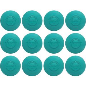 Velocity Lacrosse Balls - 9 Packs - for Practice, Official NFHS and College Approved Size (Teal)