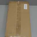 Brushed Nickel Wall Sconce with Glass Rods - Modern Industrial Vanity Light Fixture, E12 Candelabra Base for Bathroom, Bedroom & Hallway (Bulbs Not Included) (20inch)