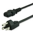 GE Replacement AC Power Cord, 10 ft. Cable, for Computers, Desktops, Printers, Monitors and More, Black, 34507