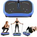 AXV Vibration Plate Fitness Platform Exercise Machine Vibrating Shaking Full Body Shaker Workout Vibrate Stand Shake Board Sport for Weight Loss Fat Burner for Gym Home Office