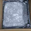 Merax Modern 90" U-Shaped Chenille Sectional Sofa Set, Modular Sofa Couch with a Movable Ottoman, a Coffee Table with Hidden Charging Devices for Living Room, Grey