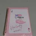 GTYNU Preppy Pink Western Notebook, Cowgirl Gifts, Coquette Blue Bow Cowgirl Boots Journal, Western Gifts for Women, Preppy Coquette Office Supplies, 5.5x8.3 Inch