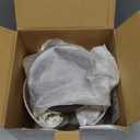 CHLORANTHUS 2 Pack Cordless Table Lamps, 3 Colors Stepless Dimming Fabric Desk Lamp, 6000mAh Rechargeable Battery LED Desk Lamp, Touch Night Light for Bedroom, Dining, Desk, Cafe