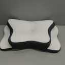 Osteo Sustained Cervical Health Neck Pillow, Contour Zoned Design Ergonomic Pillow for Pain Relief, No-Temperature Affected Memory Foam Pillows, Cooling Pillow Support Side, Back, Stomach Sleeper