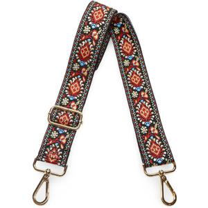 Kolti Purse Strap Replacement Crossbody Handbag Stripe Wide Adjustable (Gold Buckle-377)