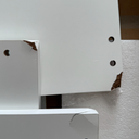 Versatile 4 Tier Wall Shelf Unit,White Lack Wall Shelf,Display Floating Shelf with LED Remote Control Light