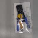 RJ45 Crimping Tool Ethernet Crimper for Cat6 Cat5 Cat5e RJ45 Pass Through Connectors and RJ12 Ends Comes with 20PCS RJ45 Cat6 Connectors and Replacement Blades