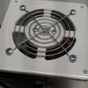 ACEDUROBLA 4'' WallMounted Exhaust Fan, Small Bathroom Metal Iron Ventilation Fan, IPX4 118CFM Window Extractor Fan with Antibackflow Check for Toilet, Office, Garage, Attic