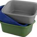 Ggbin 18 Quart Dish Pan/Wash Basins, Set of 3